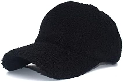 Mealah zimska topla bejzbol kapa za žene bejzbol kapa podesiva od jagnjeće vune