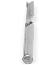 Aexit 3.175 mm x End Mills 3.175 mm x 17mm Carbide Jednostruka flauta spiralna krajnji mlin CNC kvadratni nos kraj mlinova Bit rutera