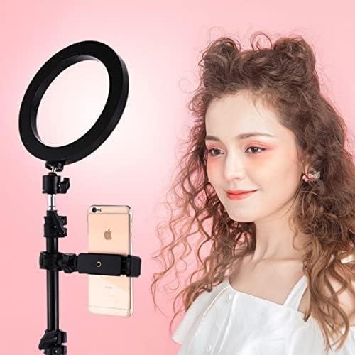 Rastvor 8-inčni Selfie Studio Video svjetlo fotografija Cm Led Photo Conferencing krug kućna prodavnica lampa Crna Streaming sa držačem