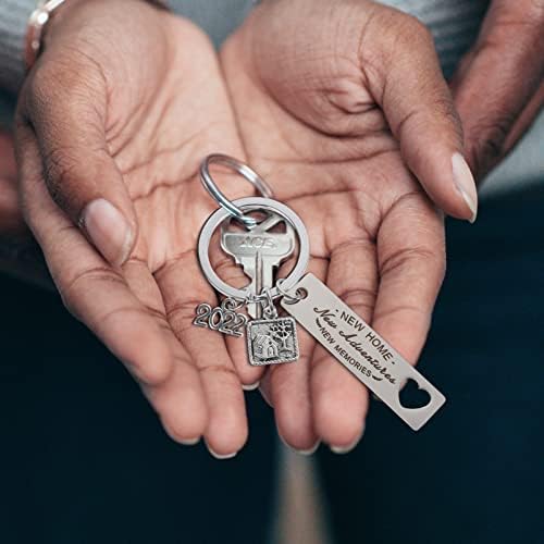 SOIMISS Kućni dekor metalni privjesak za ključeve novi kućni privjesak za ključeve novi kućni vlasnik privjesak za ključeve kretanje