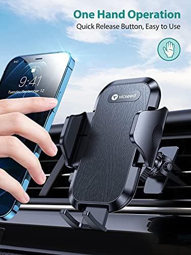 Vicseed Dash Telefon Mount za Auto- [Off-Road stabilna] [debela futrola & amp; Big Phones Friendly] 3 u 1 držač za auto telefon Mount