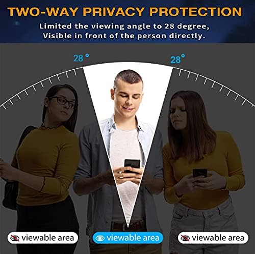 NC [2+2 paket] kompatibilan sa Samsung Galaxy S21 Ultra 5G 6.9 inčnim zaštitom ekrana za privatnost i zaštitom sočiva kamere [podržava