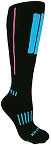 Moxy čarape crne s cyan-om i ružičastom apex fitnes-kratke čarape