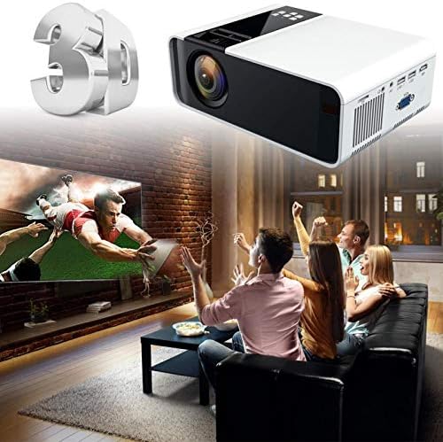 LED projektor, 1080p LED LCD Smart projektor 4K WiFi Bluetooth kućni kazalište Mini digitalni HD projektor 720p za Android, podrška