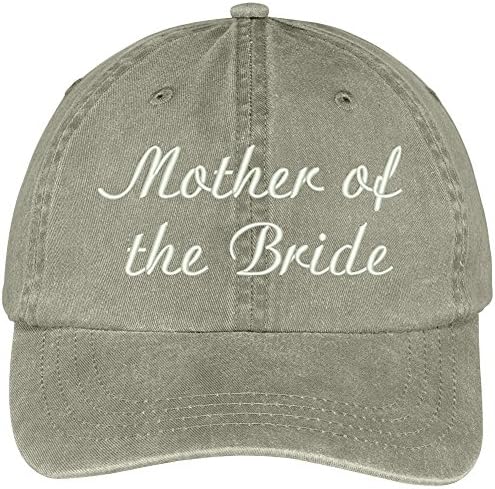 Trendy Odjeća za odjeću Majka mladenke vezena vjenčana pamučna kapu od obojenog pamuka