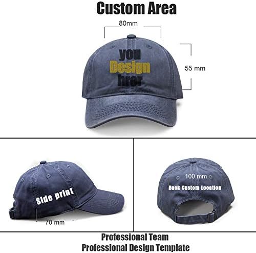 5 Pakovanja Prilagođene Bejzbol Kape Personalizirani Šešir Sa Vezenim Ili Gvozdenim Toplotnim Logotipom