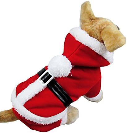 Nacoco pas božićni kostim kućni ljubimac zimski kaput kaputice za mačke toplo santa claus odjeća