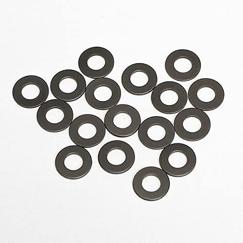 83pcs 7mm vanjski prečnik zaptivka crne grafitne najlonske plastične perilice prsten krug ultra tanki ravni jastučić 0,15-1mm debljine