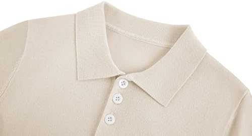 Dječaci Polo majice kratkih rukava Soft Stretch School Uniforme Pletena klasična košulja za džemper