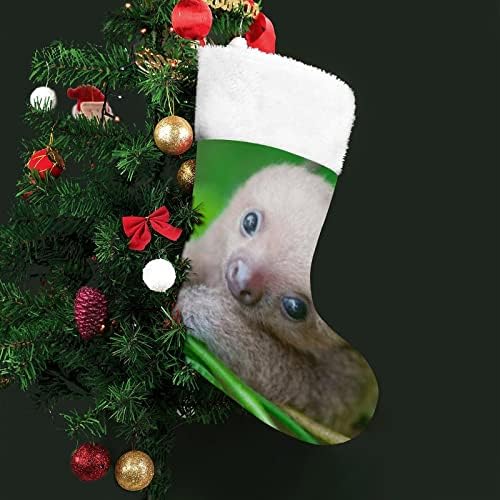 SLOTH Personalizirani božićni čarapa Početna Xmas stablo Kamin Viseći ukrasi