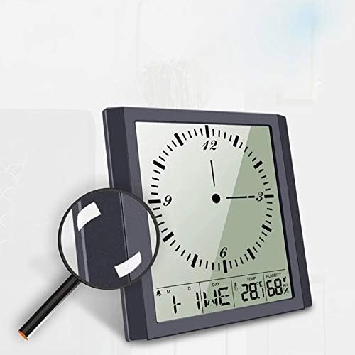 Termometar vremenske stanice digitalni LCD Dispaly veliki ekran termometar Vlažnost zidni viseći budilnik najnoviji unutrašnji