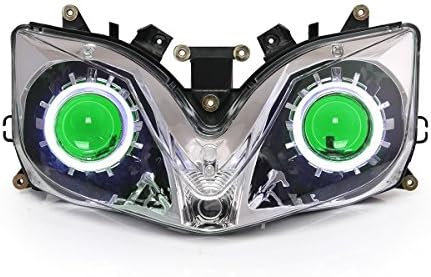 Kt LED Angel eye sklop farova za CBR600F4i 2001-2007 zeleno demonsko oko