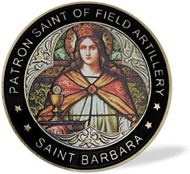 Saint Barbara molitvena kovanica za američki zaštitnik Saint Medal Challenge Coin