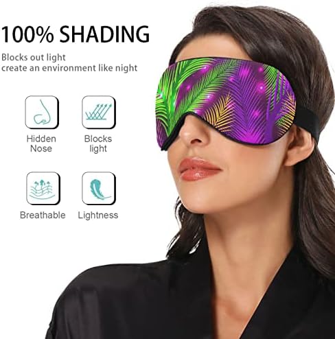 Prozračne maske za spavanje, hladno osjećati poklopac za spavanje očiju za ljetni odmor, elastično oblikovano oči za žene i muškarce