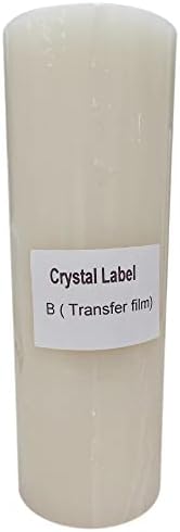 POVOKICI UV DTF transfer naljepnice DTF Transfer Film B rola 0,31 x 100m samoljepljiva Kristalna etiketa folija B za staklo, kožu,