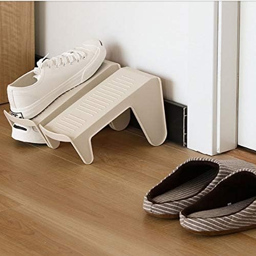 LJXLXY nosači obuće dvoslojni nosač cipela za cipele sa spavaonicama za cipele završna obrada stavite cipele papuče stalak za skladištenje