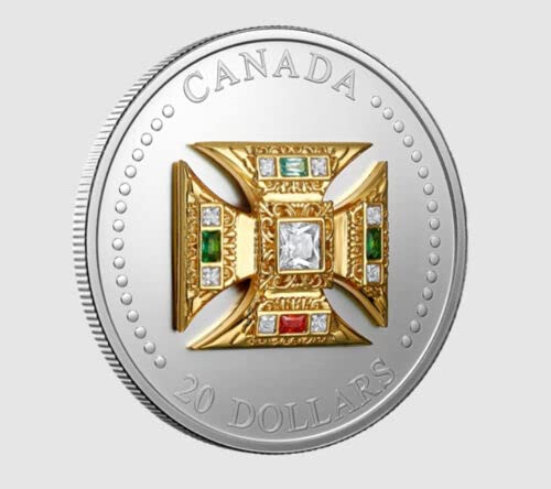 KANADA 2023 CA Kanada Elizabeth II Qeii St. Edwardova kruna prva izdanja 20 USD NGC PF69 matte