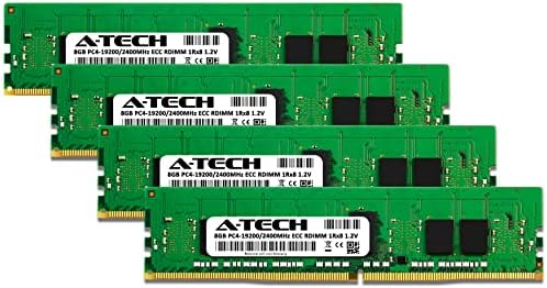 A-Tech 32GB komplet memorije RAM za Dell R930 - DDR4 2400MHz PC4-19200 ECC registrovani RDIMM 1RX8 1.2V - server