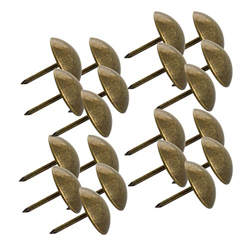 Aicosineg 40pcs tapaciranje noktiju tacke 0.75 glava Dia Iron Vintage Metal okrugli palac Push igle 0.91 visina tapaciranje tacke