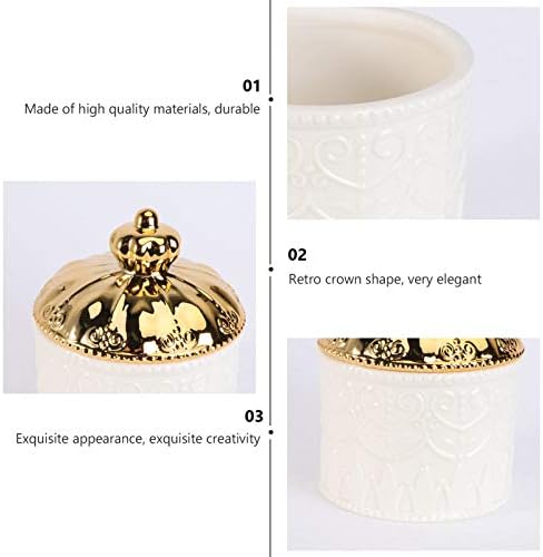 Aboofan keramički nakit kutija keramička nakita nakit nakit držač za skladištenje keramičke naušnice na minđuše