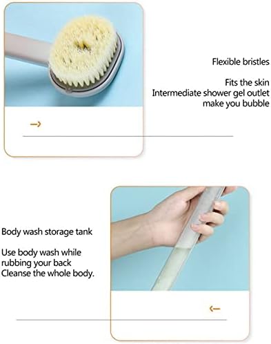 YBDXHA dugačka ručka za čišćenje za čišćenje masaže za čišćenje: Uklanjanje četkica za kupanje | Četkica za tuširanje s jednim dodirom