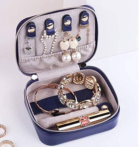 Xjjzs nakit kutija za nakit, nakit Organizator Torba za putni nakit Kućišta za skladištenje za ogrlicu, naušnice, prstenje, narukvica