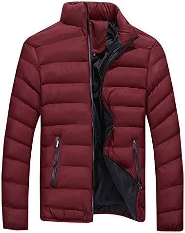 SSDXY Softshell jakna za mens debeli bubble kaput zima topla parka Hardshell Slim Fit Omota za slobodno vrijeme Hip Hop Urban Coats