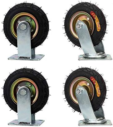 SQHY gumeni okretni grastar, industrijski kotači, teški kotači na naduvavanje, rotiraju 360 stepeni, tih, fleksibilan, sa dvostrukim