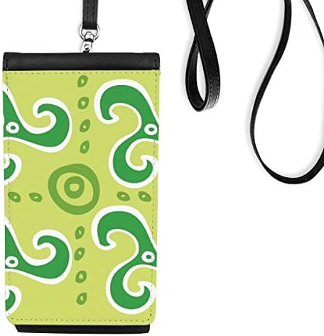 Zelena spirala Dart Mexico Totems drevni civilizacija Telefon novčanik torbica Viseće mobilne torbice Crni džep
