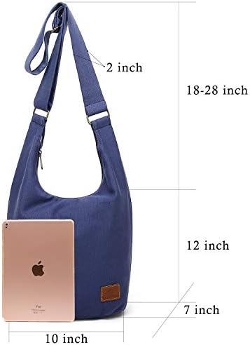 Hipi Crossbody torba gornji Zip velika Platnena torba sa remenom od žakard tkanine ručno rađene torbe