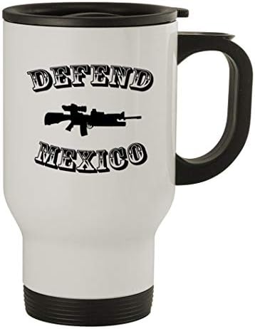 Sredina putne obrane Meksiko 216 - Lijep smiješan humor 14oz bijeli putnička krigla