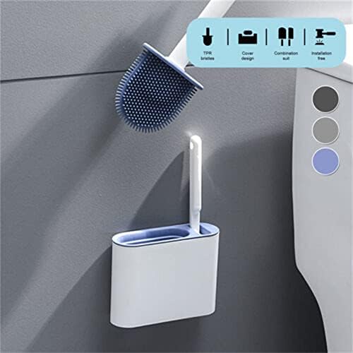 Weisipu silikonska toaletna četkica sa držačem za wc četkicu set četkica za čišćenje