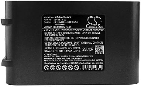 Zamjena baterije za Dy V6 Up Top V6 Animalpro V6 madrac V6 Dc62 SV07 Animal Pro+ DC72 SV07 SV03 Animal Pro V6 Motorhead Extra V6 Slim