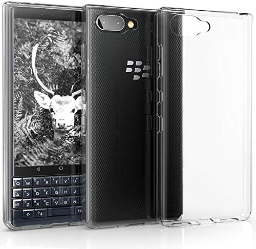 KWMobile Case kompatibilan sa BlackBerry Keytwo LE - Clear Case Mekani tanki fleksibilni zaštitni TPU telefon - prozirni