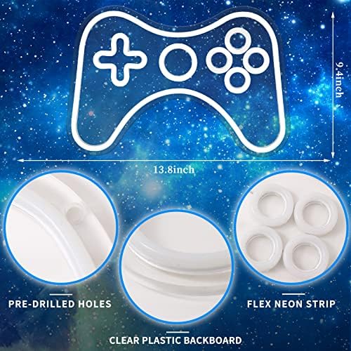 Igra neonski znak Gamepad oblik LED neonska svjetla znakovi za zidni dekor Igraonica Decor Boys soba poklon za tinejdžere