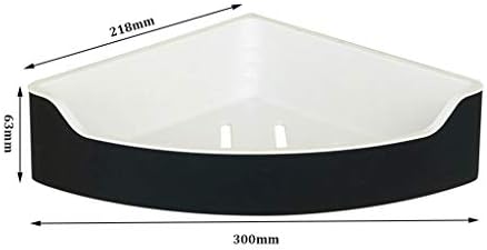 Xjjzs crna trokutna korpa bakrena košarica u kupaonici zid viseći od nehrđajućeg čelika ugaona ugaonu korpu Kupatilo