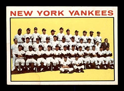 433 New York Yankees TC - 1964 TOPPS bejzbol kartice Ocjenjivane exmt - bejzbol ploče sa podiznim vratima Vintage kartice