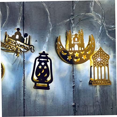 Eid Muslim Ramadan žičana svjetla, LED žičana svjetla Ramazan musliman 1.65 m bajkovita bajram Mubarak žičana svjetla dekoracija baterija
