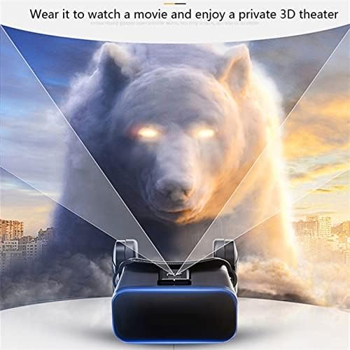 NUOPAIPLUS VR slušalice, 3D VR naočare VR slušalice odgovaraju kacigi za virtuelnu stvarnost IMAX 、Filmovi Igrajte、 igre、 poklon ，