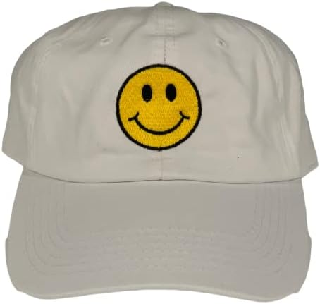 Smiley Face Hat Muški i ženski nestrukturirani izvezeni u SAD-u jedna veličina odgovara svima