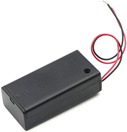 Newzoll 9V držač kućišta baterije sa poklopcem za odlaganje sa prekidačem za uključivanje / isključivanje za 6F22, pakovanje od 6