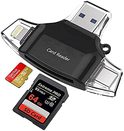 BoxWave Smart Gadget kompatibilan sa Blackview BV6600 - Allreader čitač SD kartica, čitač microSD kartica SD kompaktni USB za Blackview