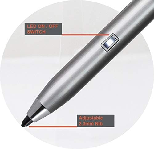 Bronel srebrna fina tačana digitalna aktivna olovka kompatibilna sa ASUS ZenBook 14 / ASUS Zenbook 14 UX433 / ASUS Zenbook 15 UX533