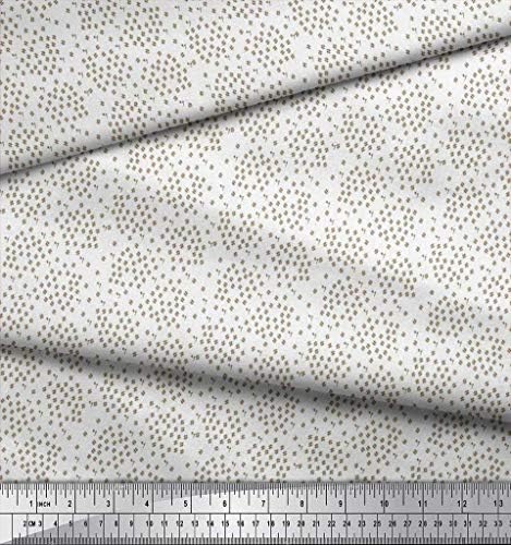 Soimoi Cotton Jersey Fabric muzičke note Shirting Print Fabric by the Yard 58 inch Wide