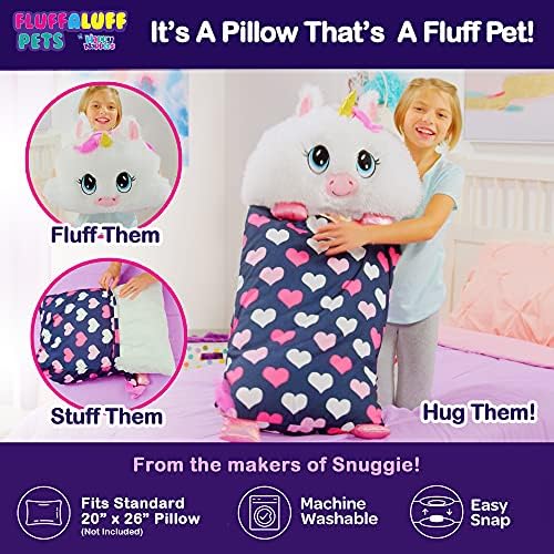 Fluffaluff Kućni ljubimci, Snap na i sa jastučnice, standardne i kraljice jastuke, udobne, ugodne, kompaktne, super meke, tople, jastuke,