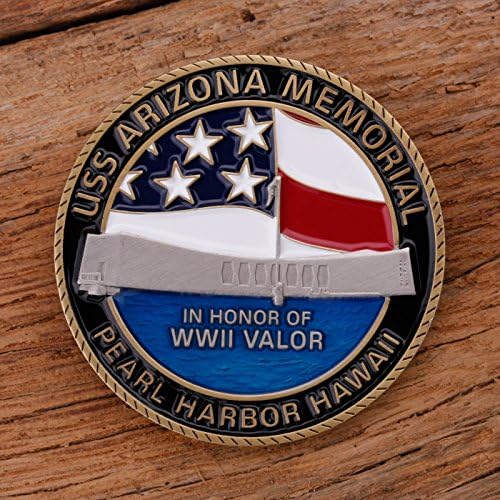 Kovanica za spomen-izazov SAD-a - Pearl Harbor Hawaii Vojni novčić - dizajnirani od vojnih veterana