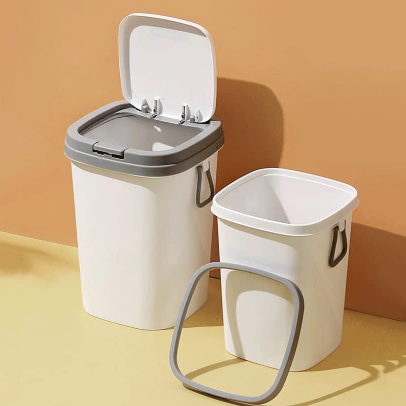 Genigw Nova smeća može dnevni boravak kuhinja kupatilo toalet uska kanta za smeće od pohrane papira Košarica sa poklopcem