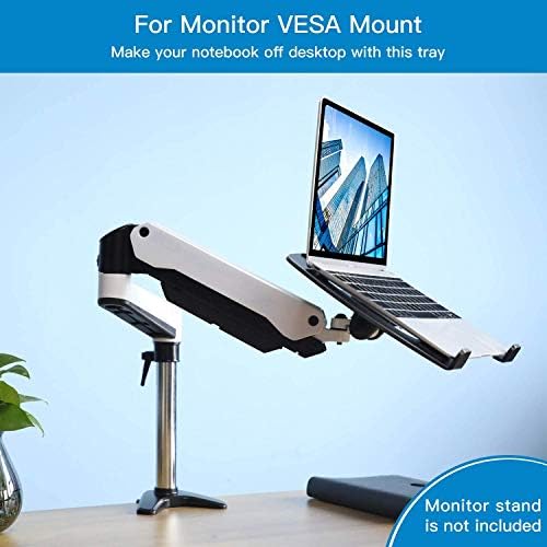 Nosač za Laptop čelični držač Notebook računara za Monitor VESA stalak za montažu odgovara Vesa 100x100 mm rupama za montažu sa M4