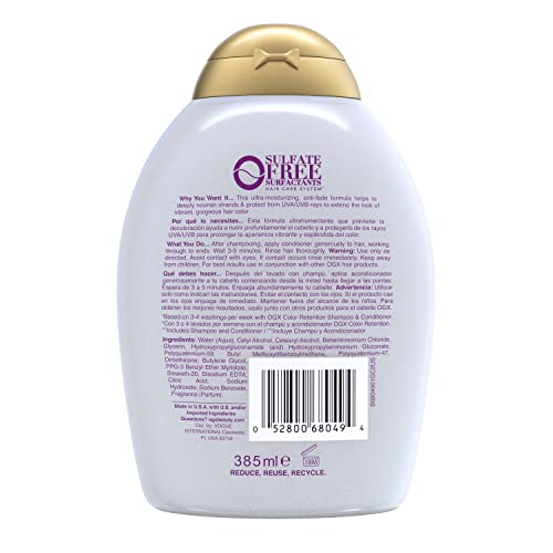 OGX Vibes regenerator za kosu tretiranu bojom, 13 fl oz