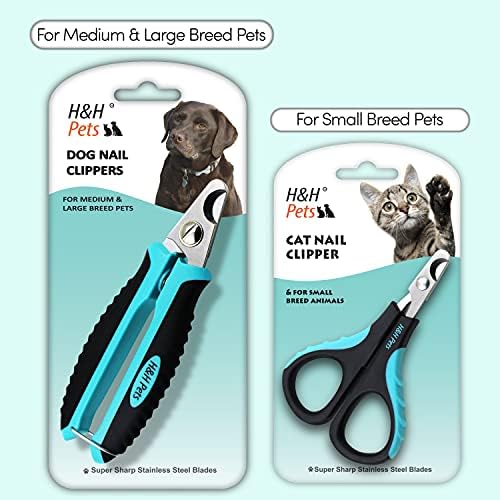 H & amp;H serija makaza za nokte za kućne ljubimce - za mačke i pse-oštre oštrice kao žilet čvrste neklizajuće ručke - dodatna oprema